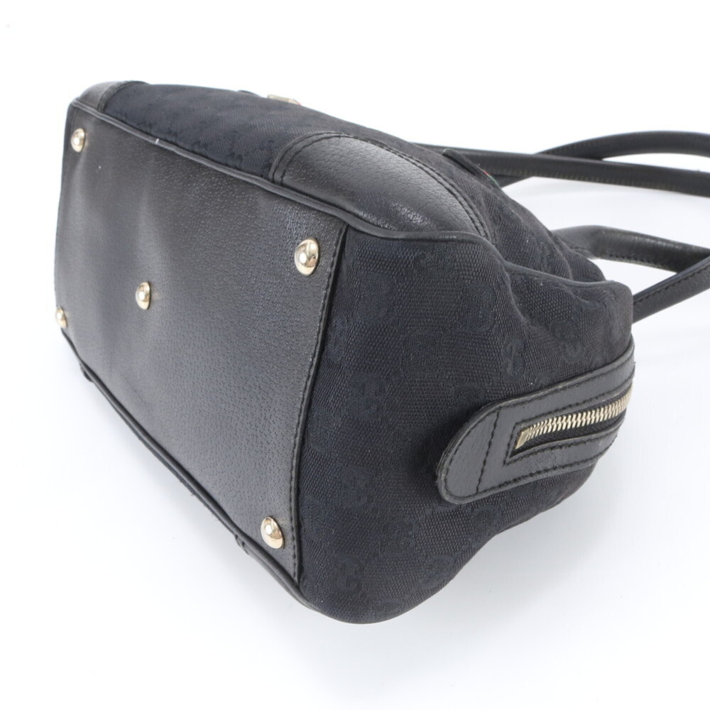 GUCCI Black Leather Tote Bag - Picture 5 of 9